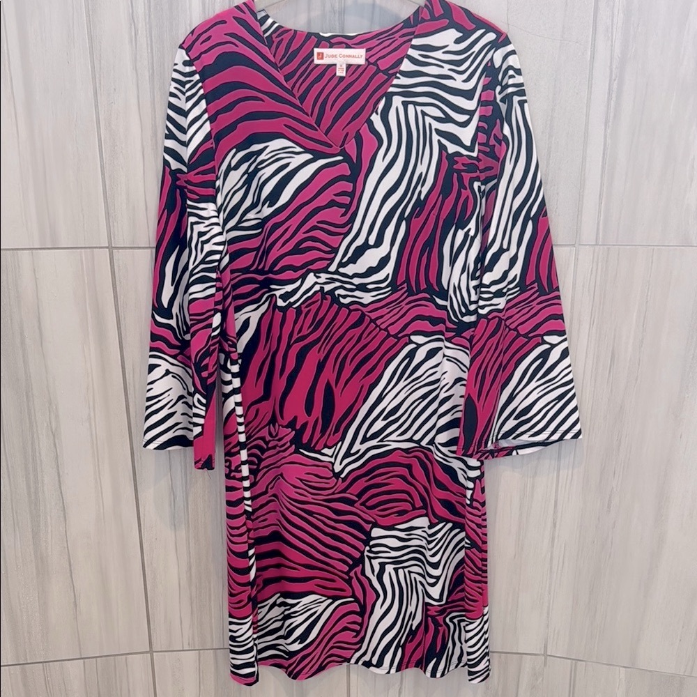 Jude Connally Zebra Print Dress